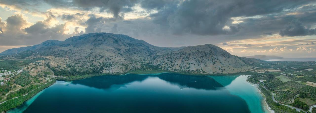 Korissia With Lake View Kournás Esterno foto