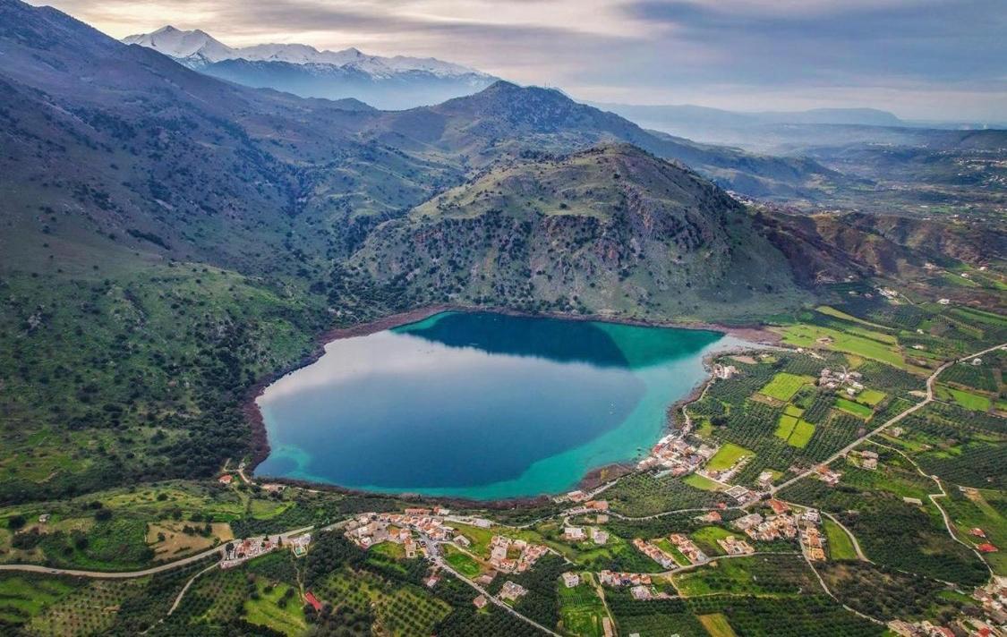 Korissia With Lake View Kournás Esterno foto